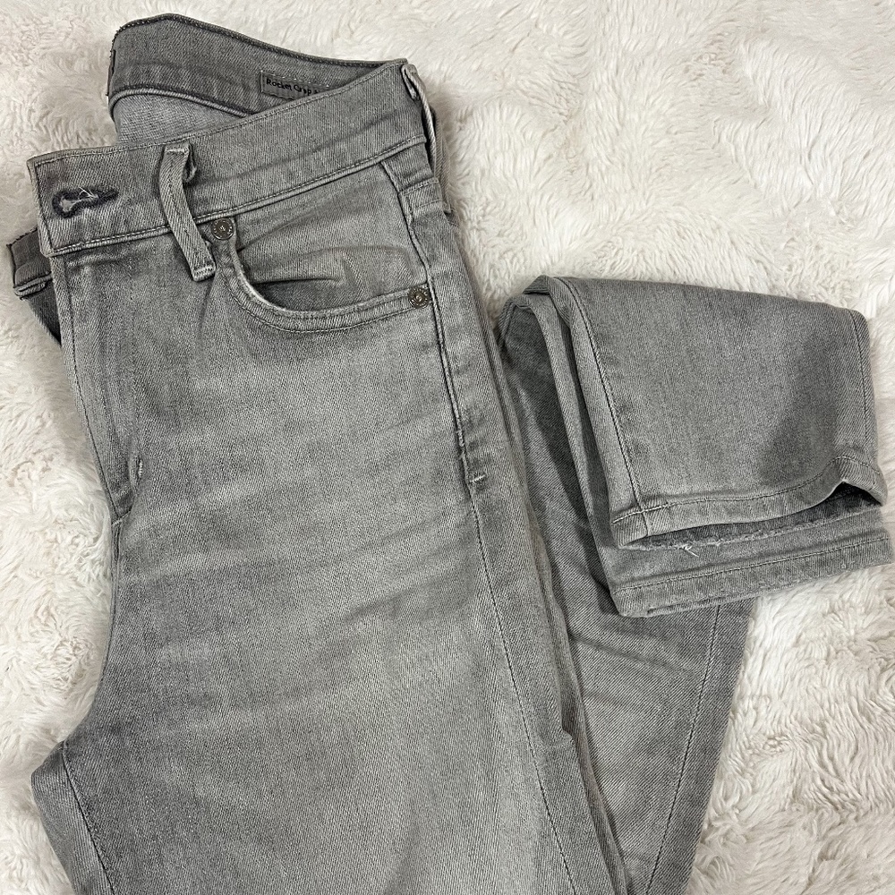 Citizens of Humanity, Light Grey, Rocket Crop Jean High Rise Skinny, Size 24
